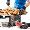 QUWIN BBQ Gloves Heat Resistant Oven Safety Mitts Mens-1