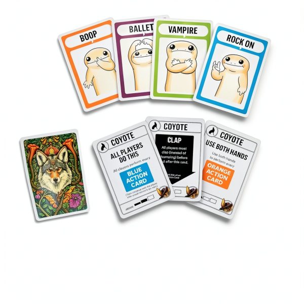Coyote Card Game Exploding Kittens Family Fun Ages 10+-2