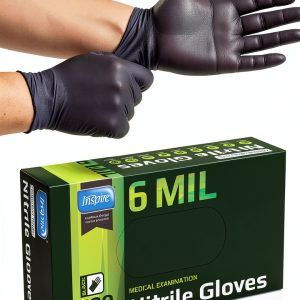 Inspire Nitrile Gloves 6mil Medical Industrial Disposable-0