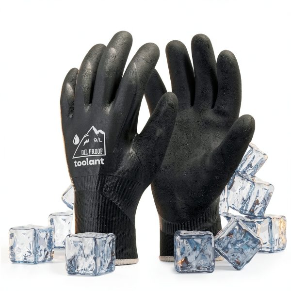 Waterproof Work Gloves Nitrile Coated Cold Protection Unisex-0