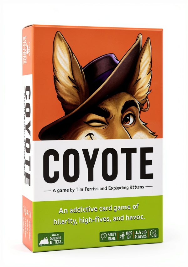 Coyote Card Game Exploding Kittens Family Fun Ages 10+-0