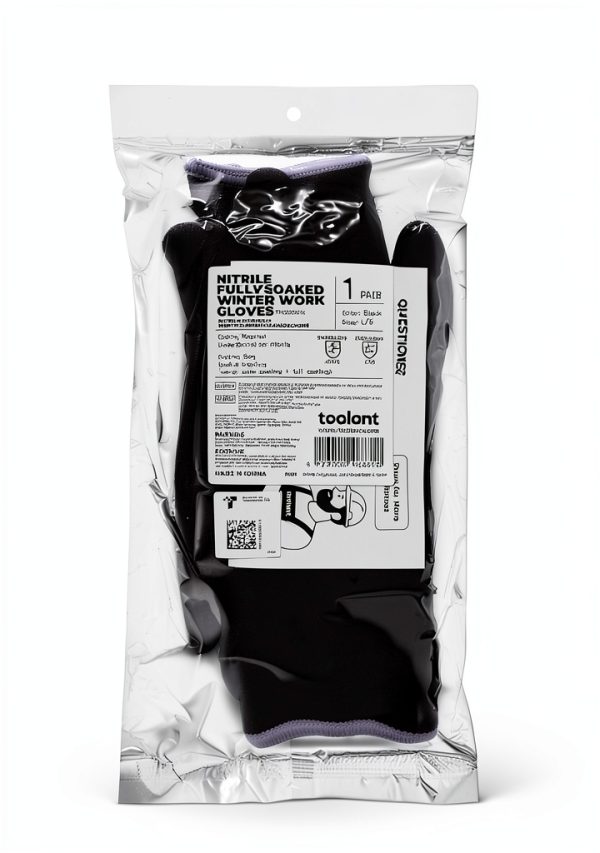 Waterproof Work Gloves Nitrile Coated Cold Protection Unisex-1
