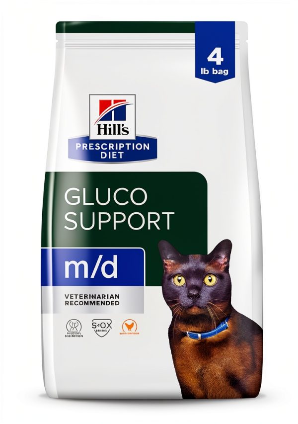 Hills Prescription Diet m/d GlucoSupport Cat Food-0
