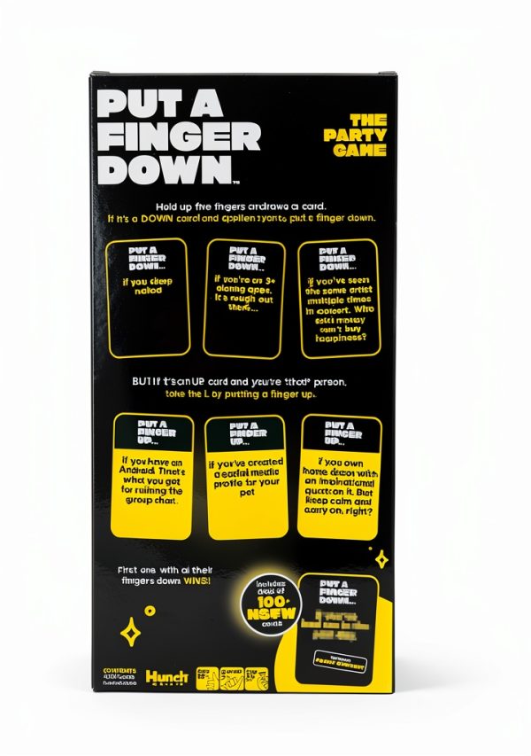 Put A Finger Down Card Game Hunch Games Social Party Fun-6