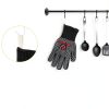 QUWIN BBQ Gloves Heat Resistant Oven Safety Mitts Mens-3