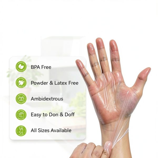 SWIFTLITE Latex Free Disposable Gloves Food Grade PVC-3