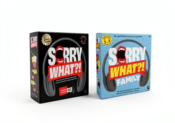 Sorry What Lip Reading Game Adults Lucky Egg Headphones-6