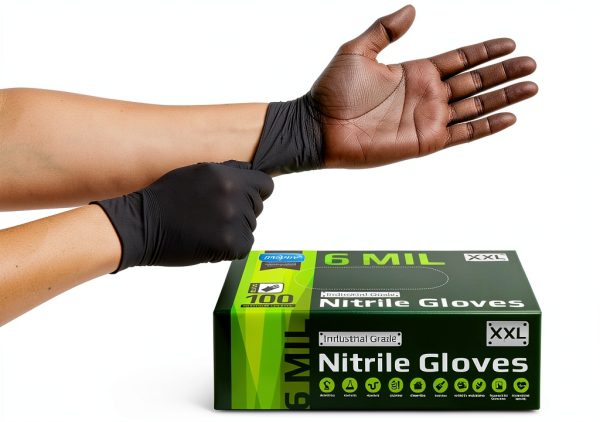 Inspire Nitrile Gloves 6mil Medical Industrial Disposable-6