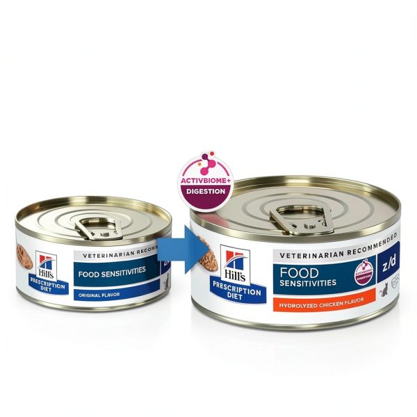 Hills zd Hydrolyzed Cat Food Sensitive Skin Digestion-1