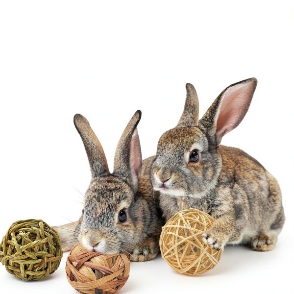Rabbit Chew Ball Luffy Pets Natural Fiber Toy-5