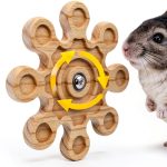 Chinchilla Chew Toy Jevnd Wooden Rotational Design-0