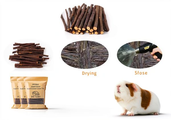 Petawi Apple Chew Sticks Small Animal Dental Toy-5