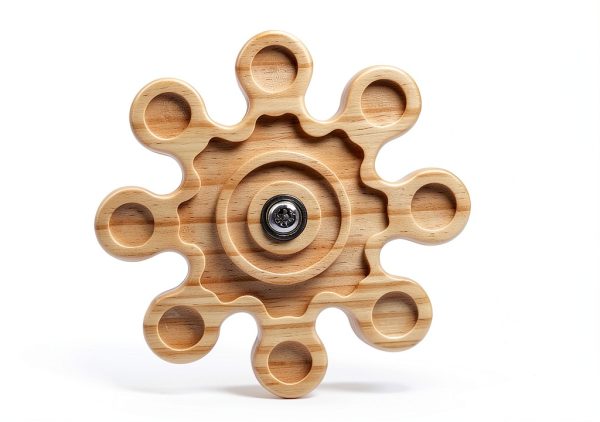 Chinchilla Chew Toy Jevnd Wooden Rotational Design-3