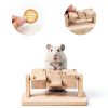 AOWPFVV Hamster Chew Toy Natural Wood Small Animal-1