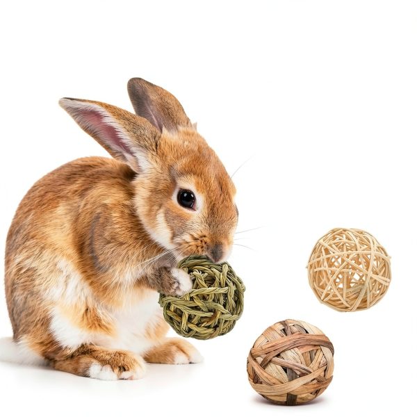 Rabbit Chew Ball Luffy Pets Natural Fiber Toy-7