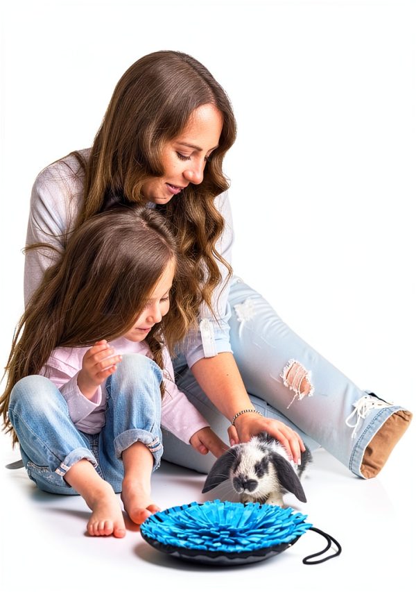 Rabbit Foraging Mat OVERTANG Felt Interactive Toy-3