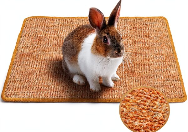 Mooydee Bunnymat Natural Sisal Rabbit Scratch Mat-0