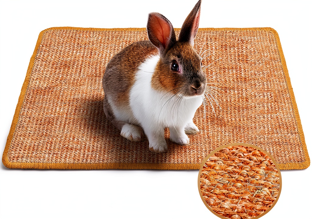 Mooydee Bunnymat natural sisal rabbit scratch mat