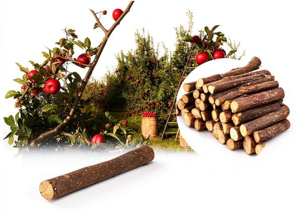 CB-applestick Natural Apple Wood Chew Sticks for Small Rodents 250g-1