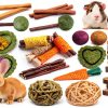 Rabbit Chew Toy Set YIXUND Natural Hay Bamboo Apple Wood Mix-0