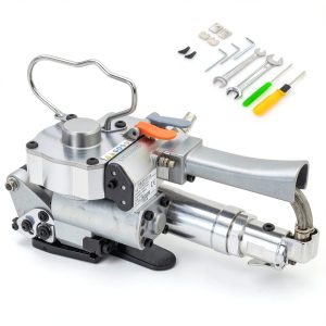 Pneumatic Strapping Tool A19, Banding Strapping Kit for 1/2 3/4inch Hand Held Automatic Packaging Machine Free Buckle PP & PET Banding Tools-0