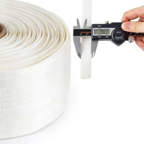 Flyrivergo 3/4" x 1640' Woven Cord Strapping Roll 2500lb Heavy Duty-1