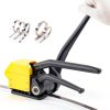 Steel Strapping Tool A333 Heavy Duty Sealless Combination Banding Tool, Manual 3-in-1 Tensioner Crimper Cutter with Alloy Cutter for 1/2"–3/4" Steel Straps, US-Based Support-3