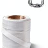3/4" Woven Cord Strapping Roll QWORK 250ft Polyethylene with 50-5