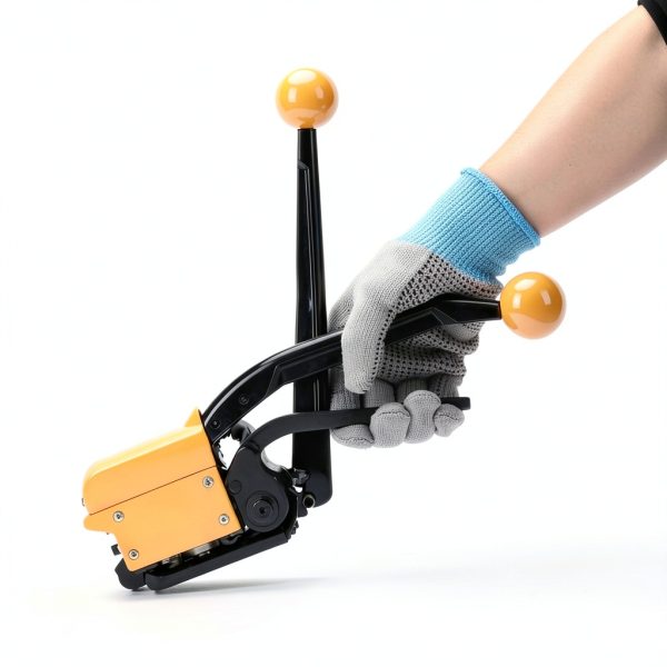 Steel Strapping Tool A333 Heavy Duty Sealless Combination Banding Tool, Manual 3-in-1 Tensioner Crimper Cutter with Alloy Cutter for 1/2"–3/4" Steel Straps, US-Based Support-1