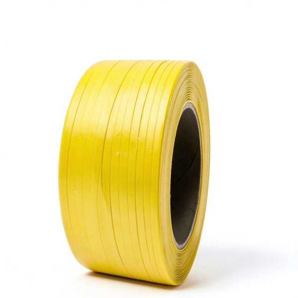 Poly Strapping, Packaging Banding Strap, Pallet Strapping Roll 3280' Length - Polypropylene Strapping 1/2" Width, 0.030" Thickness, 300 lbs Break Strength, Yellow Packing Straps-4