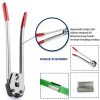 Steel Banding Tool 2-in-1 Crimper & Sealer with 20" Handle Encreese-3