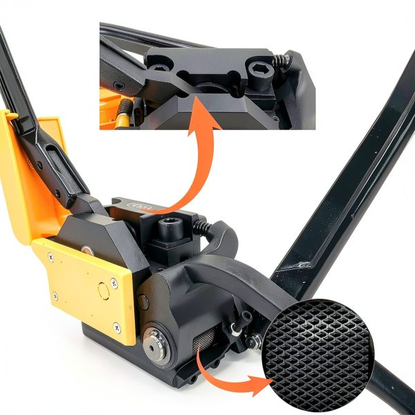 Steel Strapping Tool A333 Stainless Manual Belt Packaging Banding Machine Metal Free Buckle Packing for Width 1/2" 5/8" 3/4" Sealless Combination Tools-2