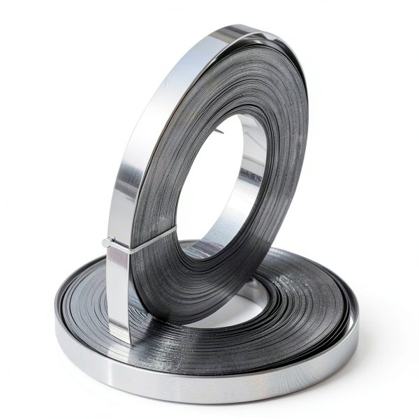 304 Stainless Steel Strapping Band Strap 3/4 Inch for Strapping 0.03" Thick, 100ft Roll in Plastic Case with Handle-3