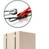 Packaging Strapping, Pallet Strapping, Banding Strapping Coil (5/8" x 1500 ft x 0.035" PET Polyester Strapping and 100 Buckles) - Heavy-Duty Certified 1200 lbs Break Plastic Strap-5