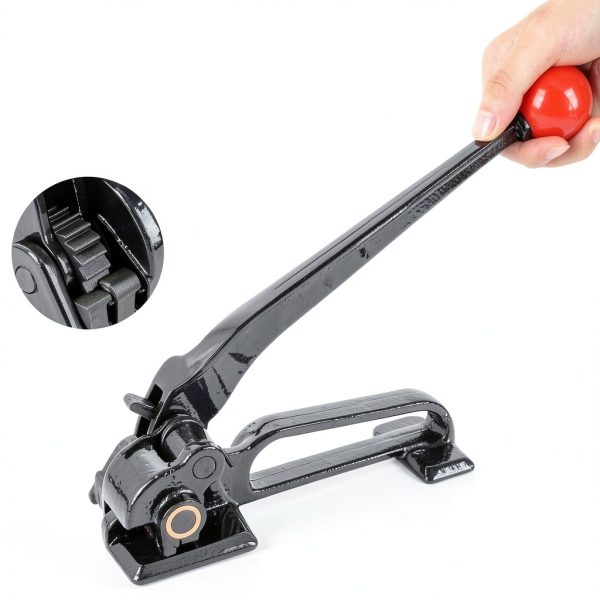 Steel Banding Tool Strapping Tensioner Encreese Feedwheel Design 3/4"-1