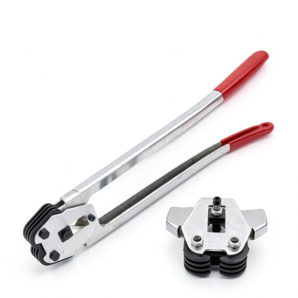 Steel Banding Tool 2-in-1 Crimper & Sealer with 20" Handle Encreese-4