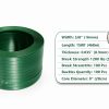 Packaging Strapping, Pallet Strapping, Banding Strapping Coil (5/8" x 1500 ft x 0.035" PET Polyester Strapping and 100 Buckles) - Heavy-Duty Certified 1200 lbs Break Plastic Strap-2